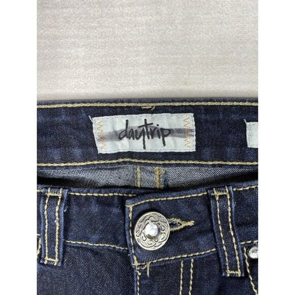 Buckle Daytrip Jeans Womens Sz 26R Dark Wash Lynx Skinny Stretch Denim Low Rise - Picture 3 of 12